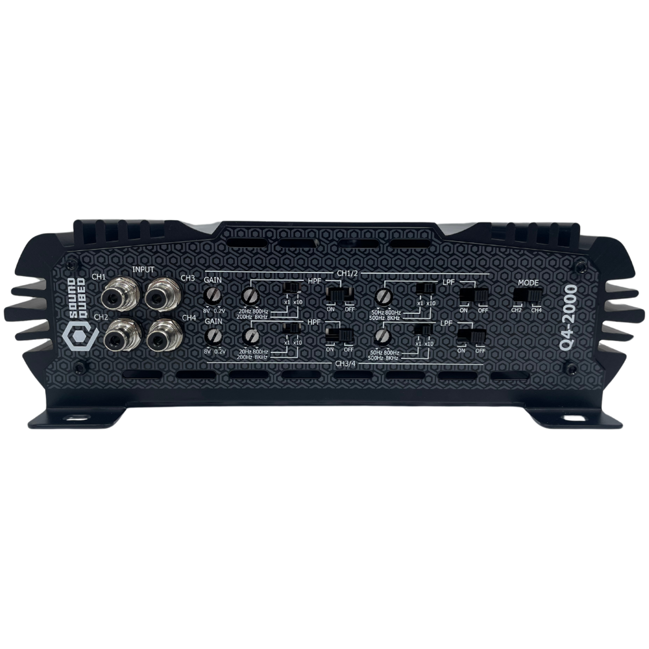 SoundQubed Q4-2000 4-Channel Class A/B Amplifier