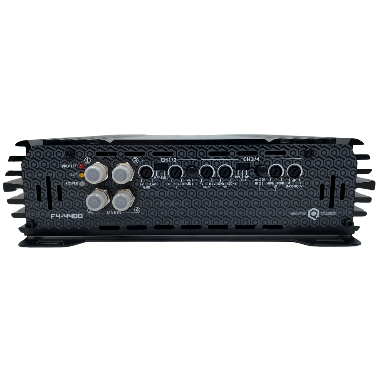 SoundQubed F4-4400 4-Channel Amplifier