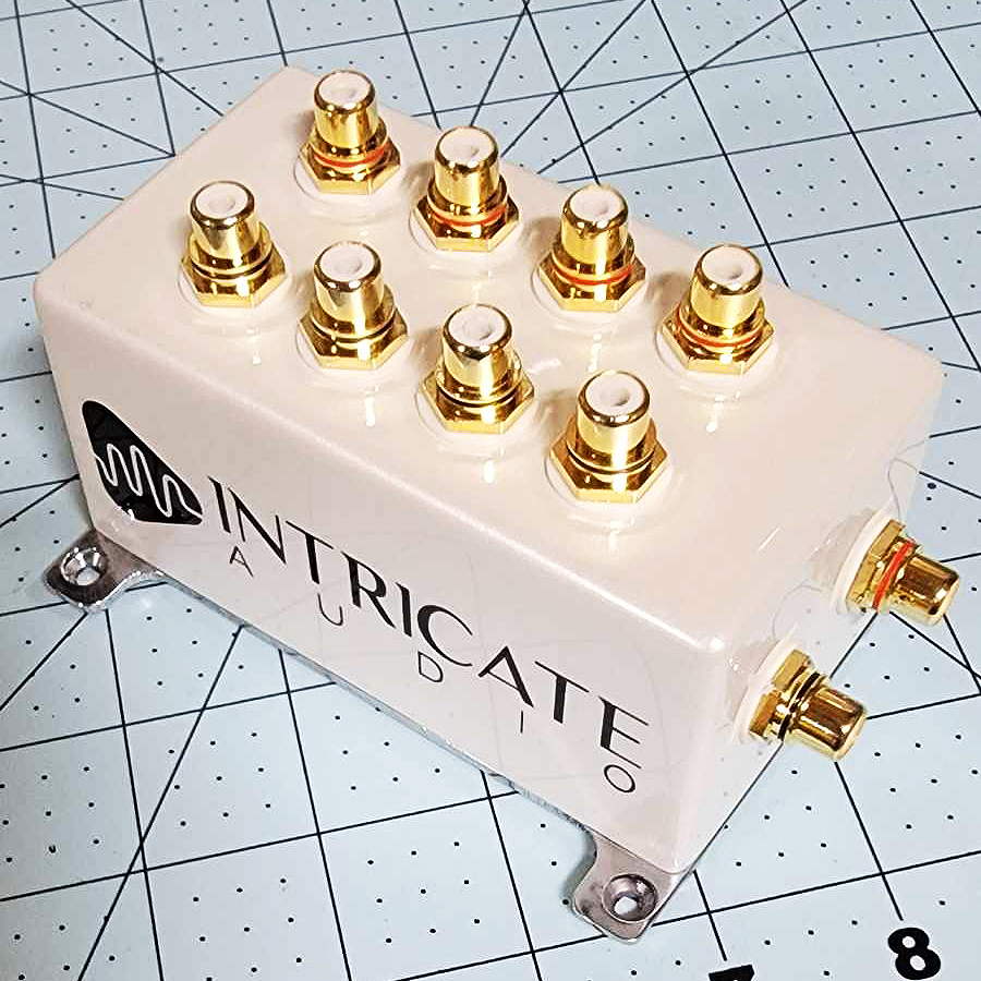 Intricate Audio 1-Pair to 4-Pair RCA Distribution Box