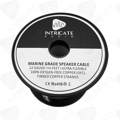 Intricate Audio 12 Gauge Tinned OFC Speaker Wire - 100 Feet