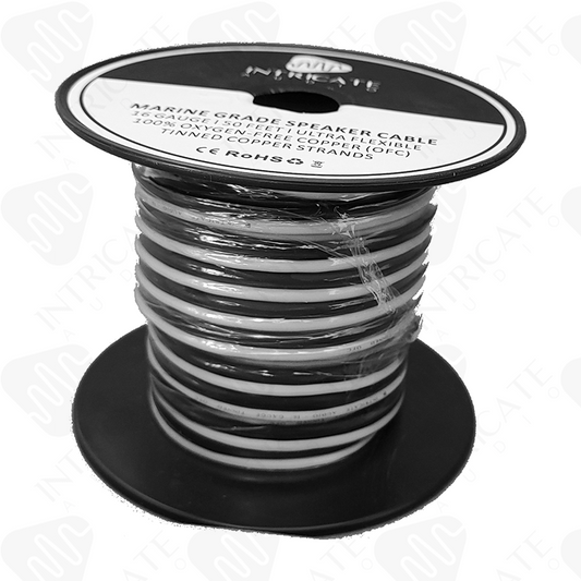 Intricate Audio 16 Gauge Tinned OFC Speaker Wire - 100 Feet