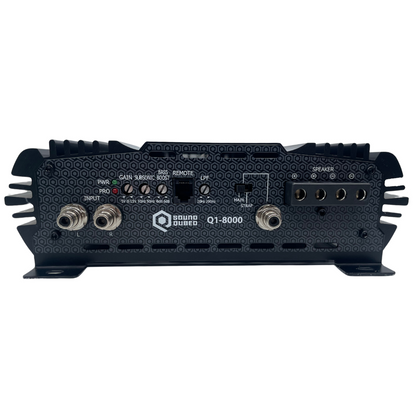 SoundQubed Q1-8000 18v Q-Series Mono Amplifier