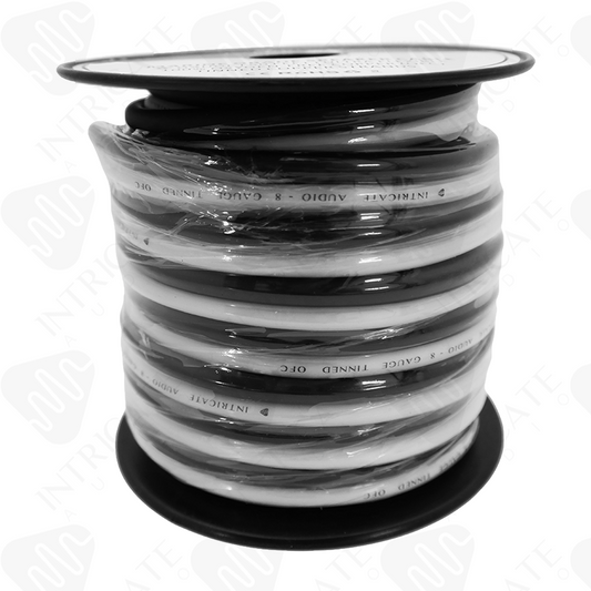 Intricate Audio 8 Gauge Tinned OFC Speaker Wire - 100 Feet