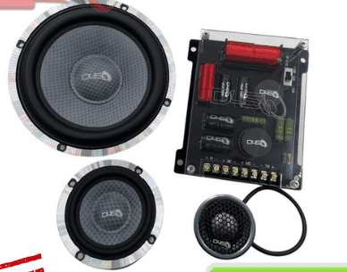 Down4Sound JFX653S 6.5 inch 3-way component speaker set